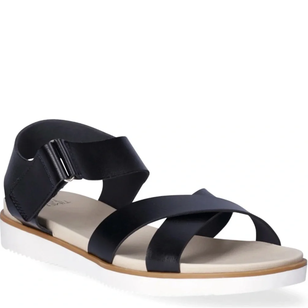Time and Tru Women's Comfort Sandal-Wide Width Available - Picture 1 of 6